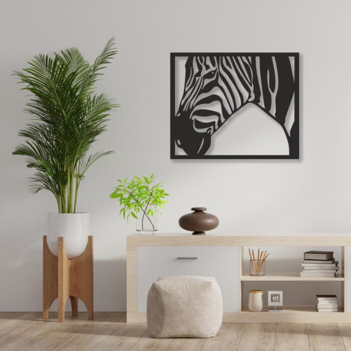 Tablou lemn Zebra